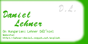 daniel lehner business card